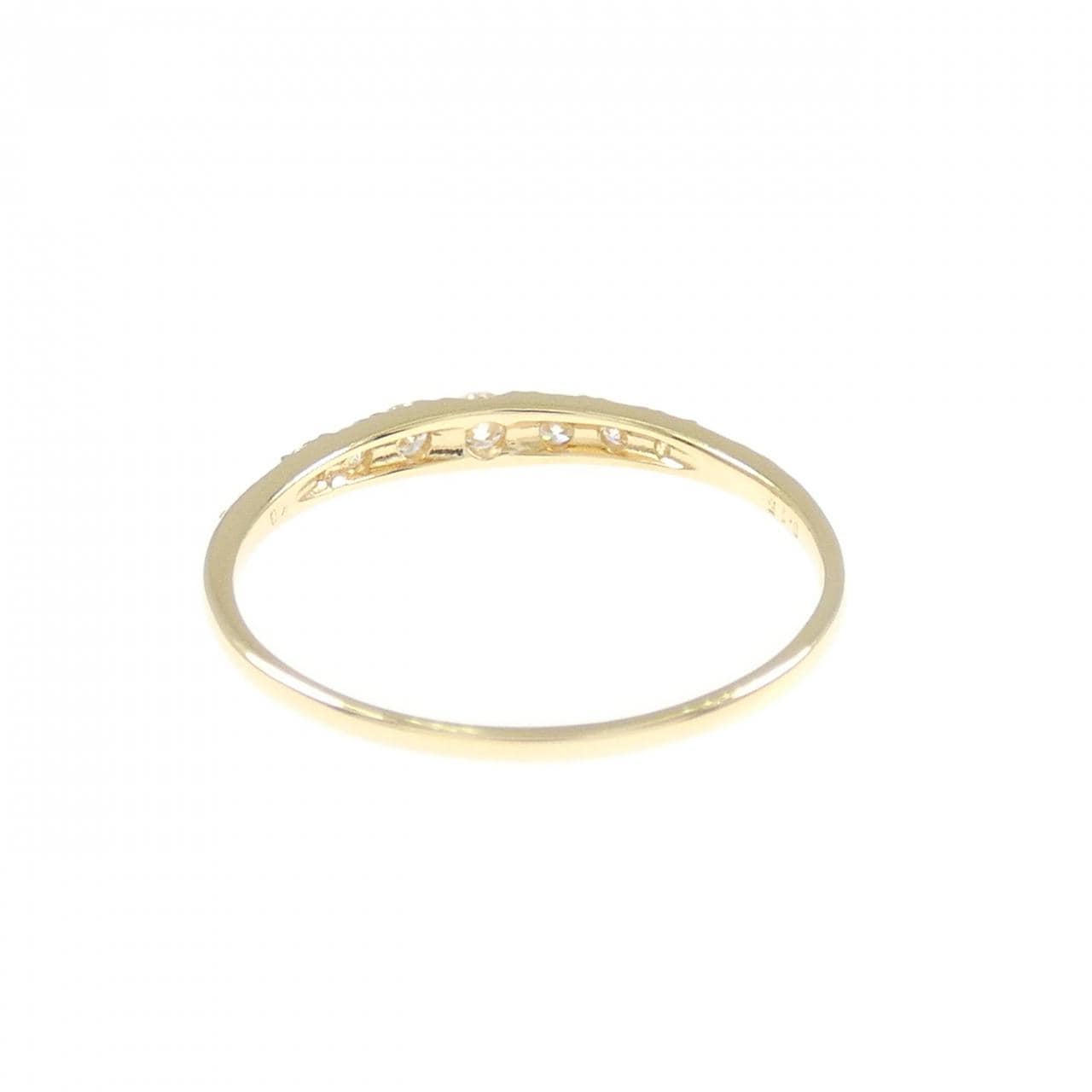 【リメイク】K18YG ダイヤモンド リング 0.15CT
