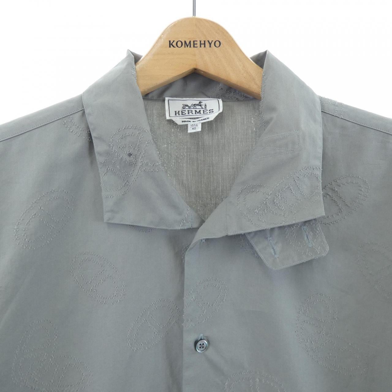 エルメス HERMES *32-5606. シャツ