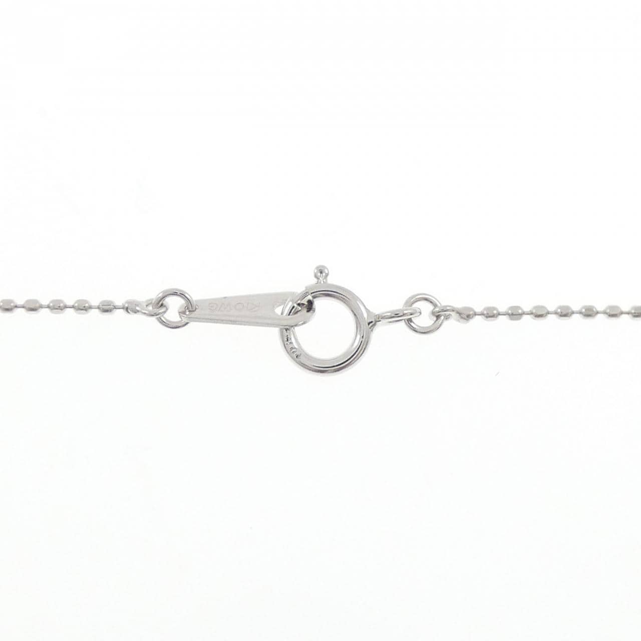 K18WG/K10WG ダイヤモンド ネックレス 0.07CT