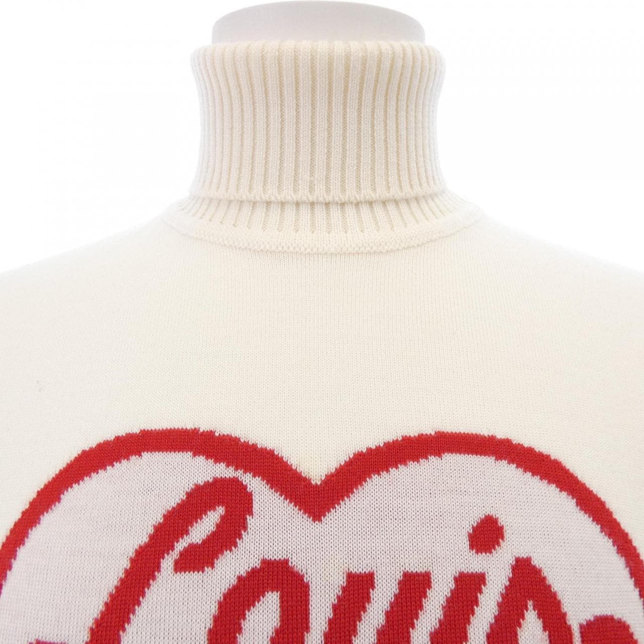 ルイヴィトン LOUIS VUITTON インタルシアハートタートルネック [日本限定] HMN05WZLL NIGO ニット
