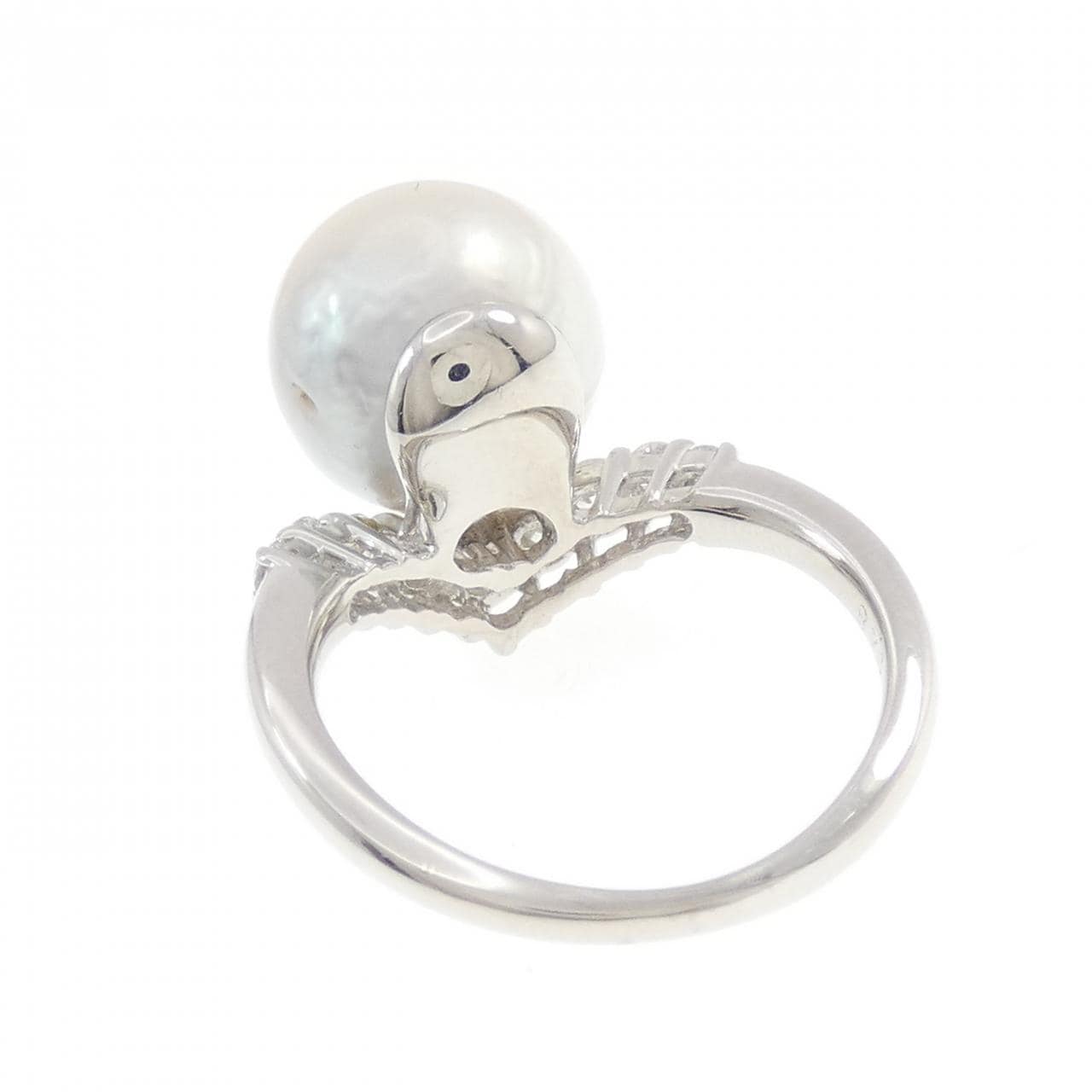 PT900 白蝶パール リング 11mm