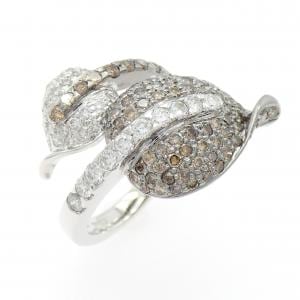 18KWG/18KBG ダイヤモンド リング 0.44CT