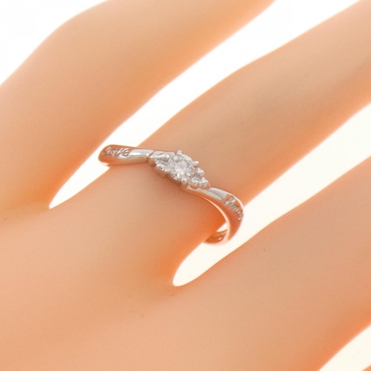 PT900 ダイヤモンド リング 0.10CT