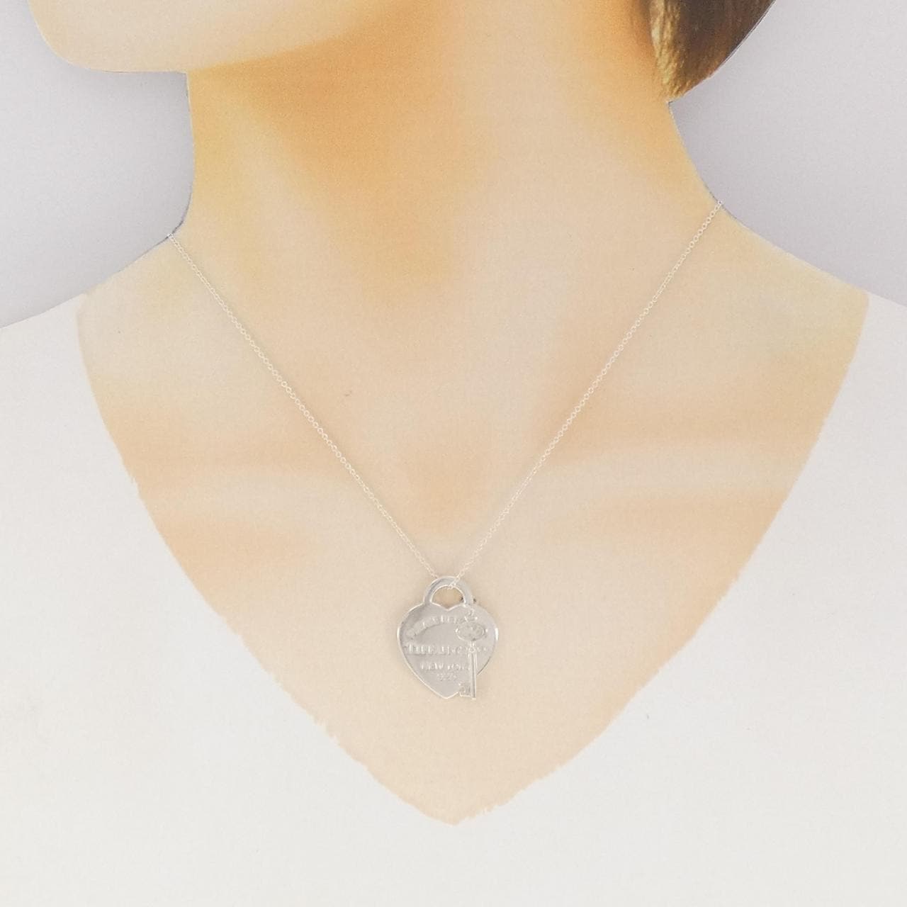 ティファニー リターントゥティファニー ハートタグ キー ミディアム ネックレス