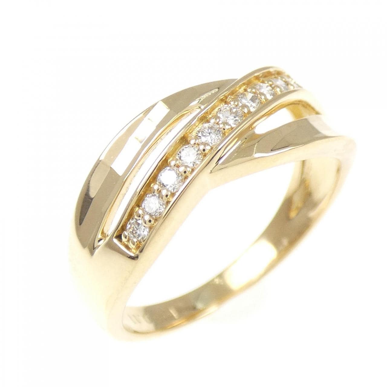 K18YG ダイヤモンド リング 0.11CT