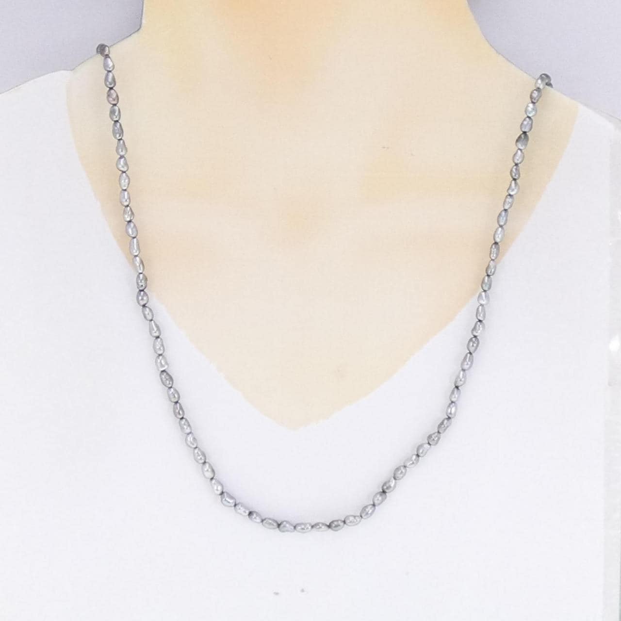 MIKIMOTO black butterfly pearl necklace