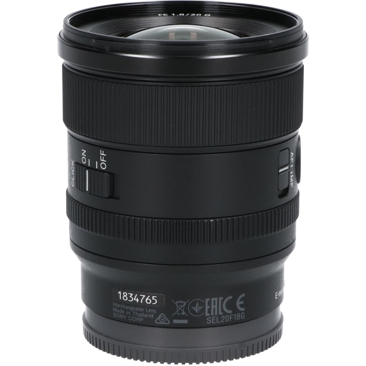 ＳＯＮＹ　ＦＥ２０ｍｍ　Ｆ１．８Ｇ（ＳＥＬ２０Ｆ１８Ｇ）