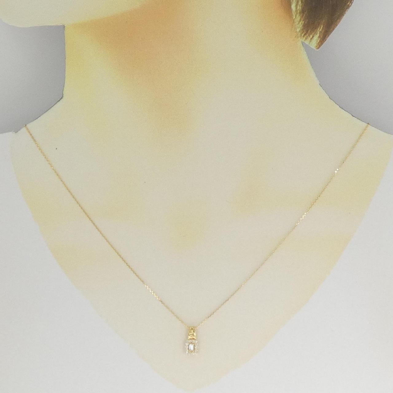 【新品】K18YG ダイヤモンド ネックレス 0.15CT