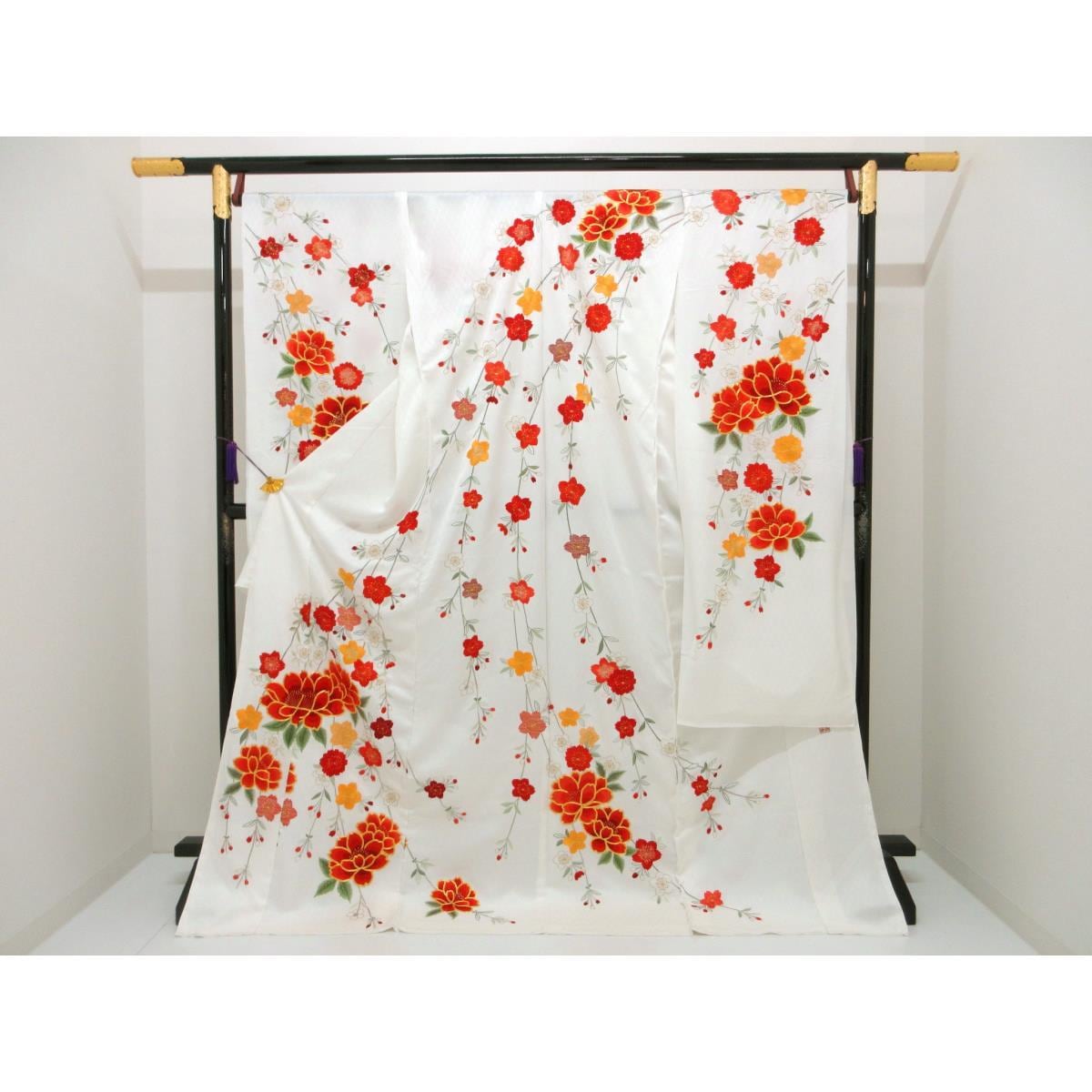 [BRAND NEW] Trimming Long-sleeved Kimono by Jiang Xueying, embroidered