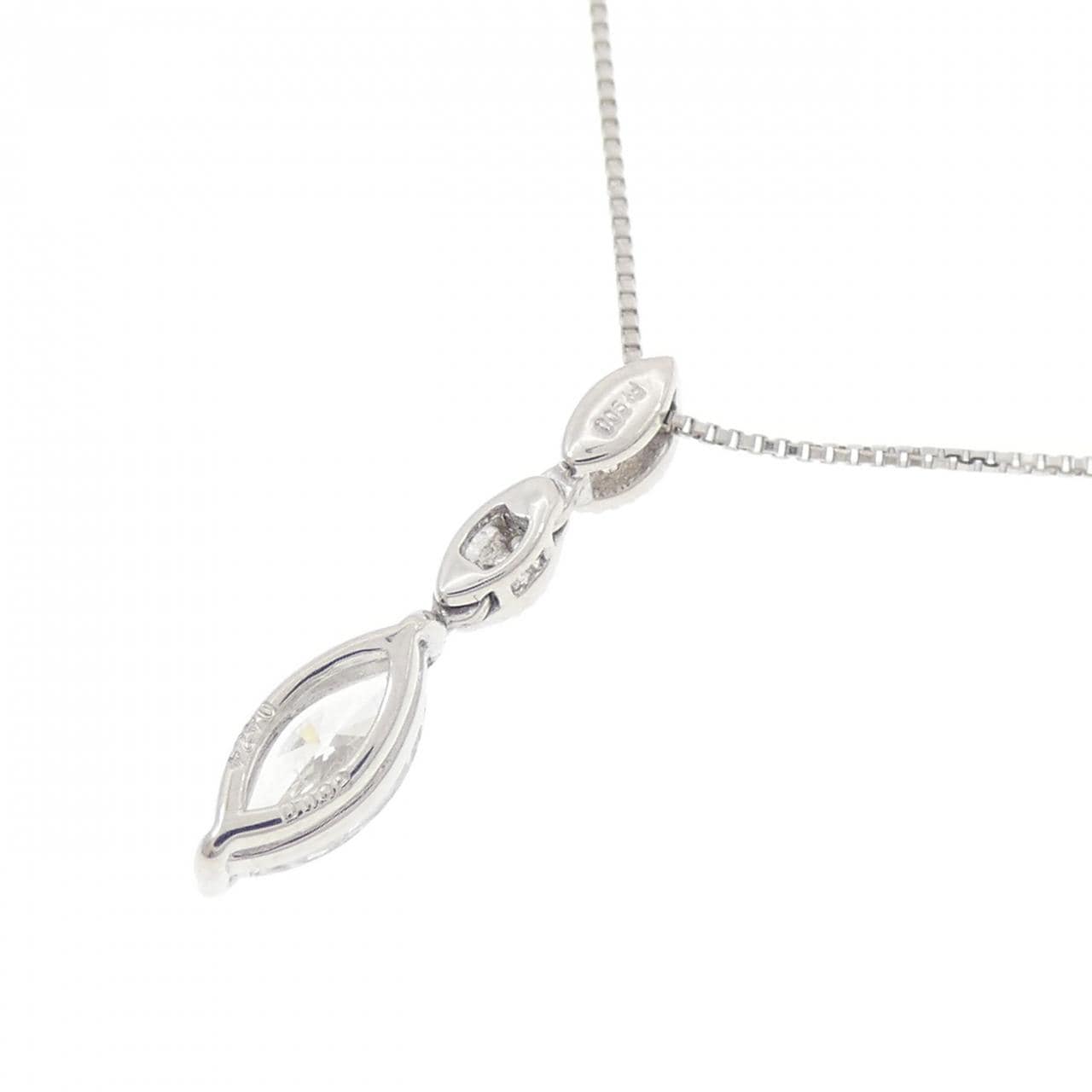 PT900/PT850 ダイヤモンド ネックレス 0.424CT