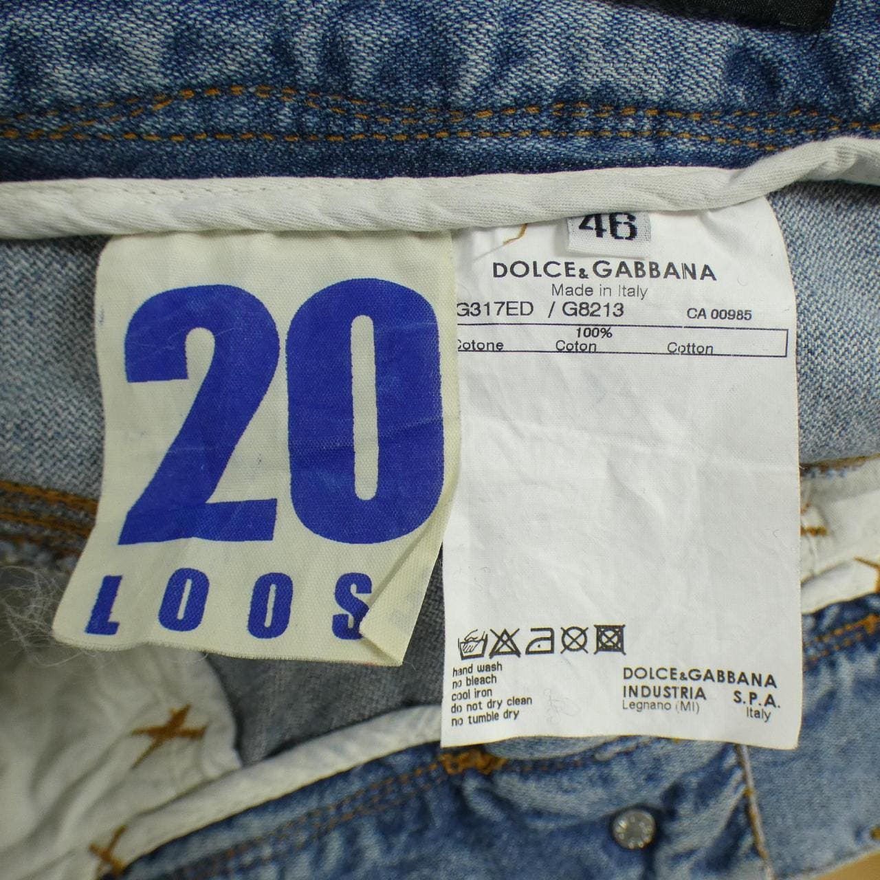 ドルチェアンドガッバーナ DOLCE&GABBANA G317ED/G8213 ジーンズ