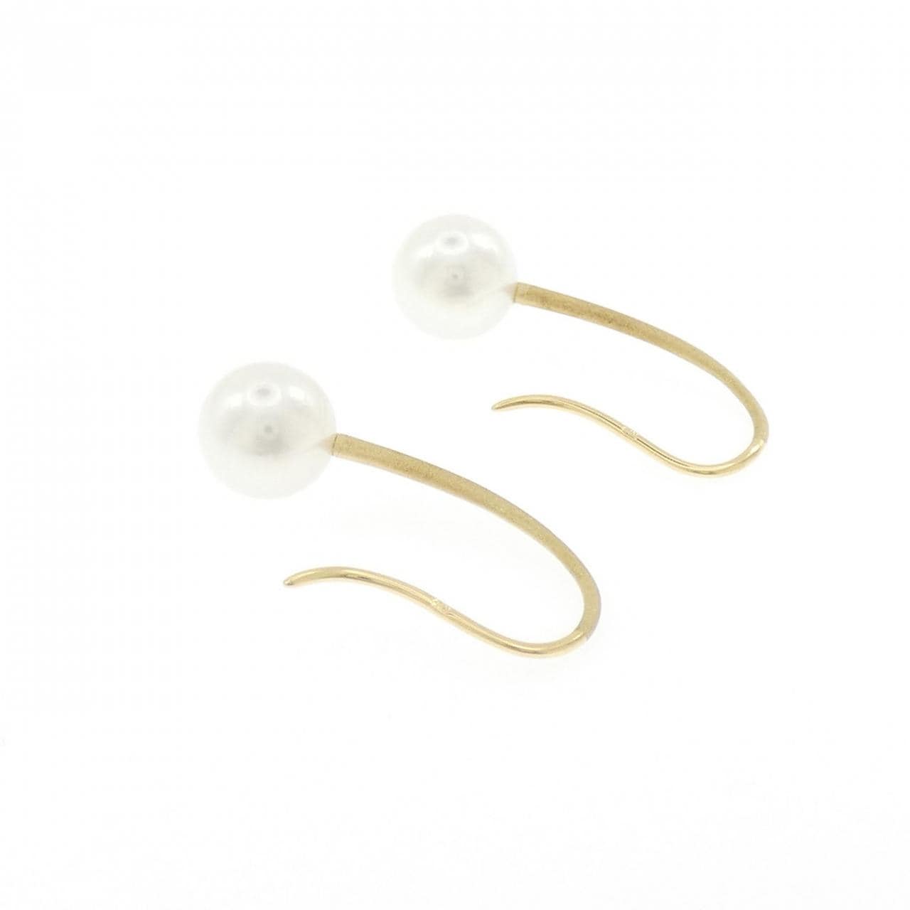 K18YG アコヤパール ピアス 8.1mm