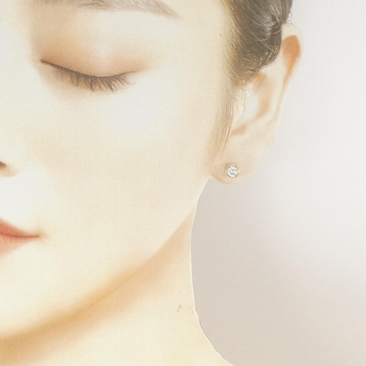 K18YG ダイヤモンド ピアス 0.86CT