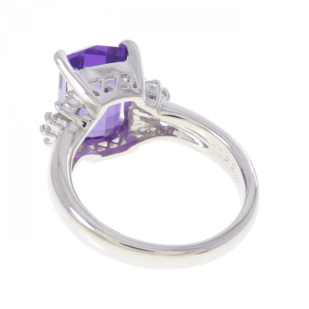 PT900 アメジスト リング 4.70CT