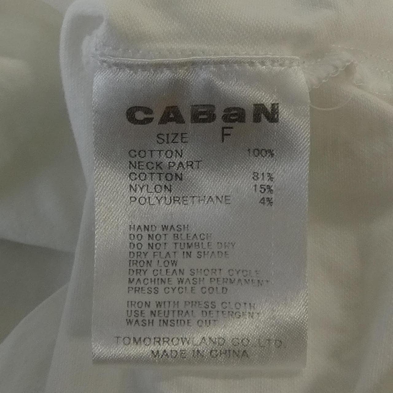 キャバン CABaN Tシャツ