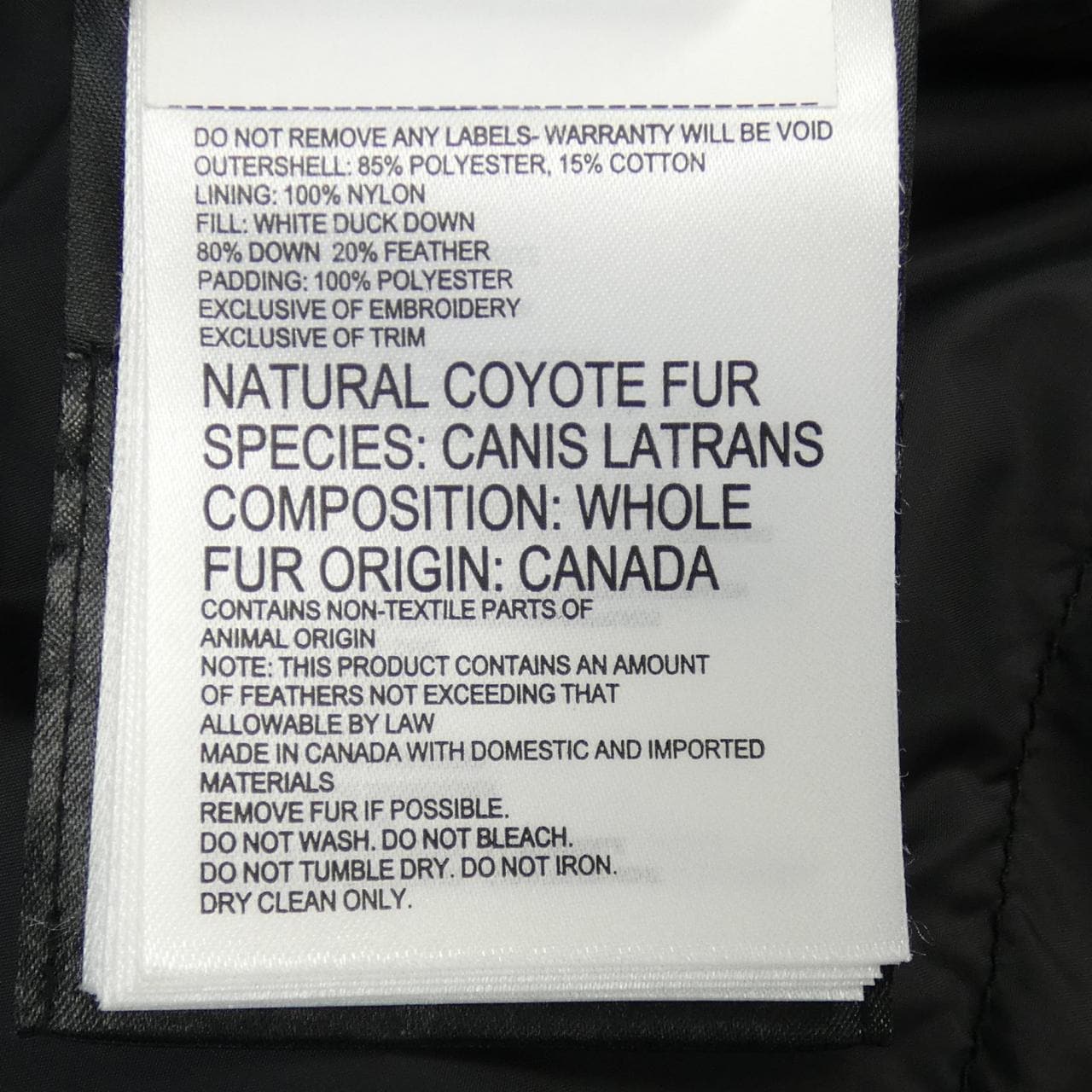 Canada goose CANADA GOOSE down coat