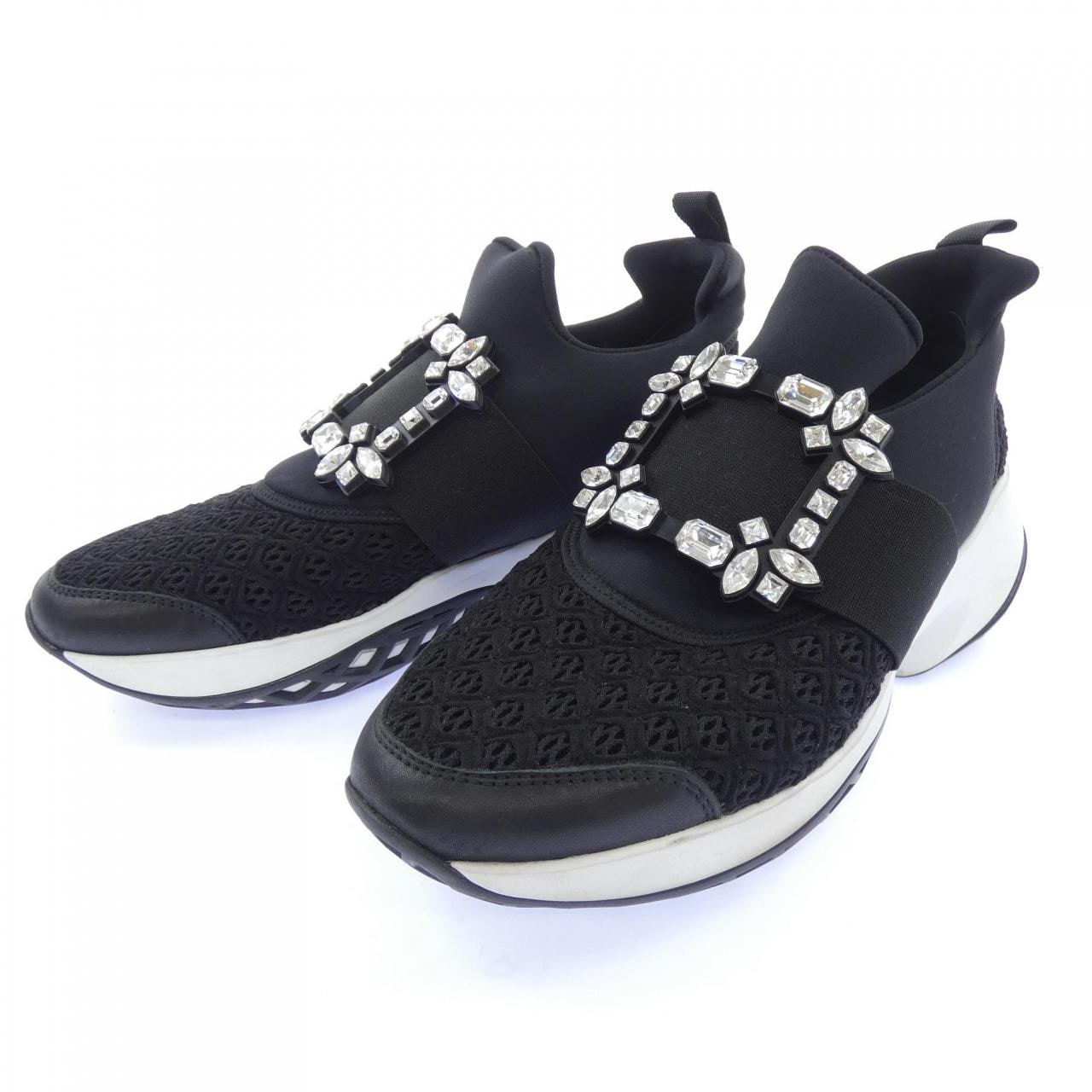 ロジェヴィヴィエ ROGER VIVIER ヴィヴ ラン　ストラスバックル スニーカー