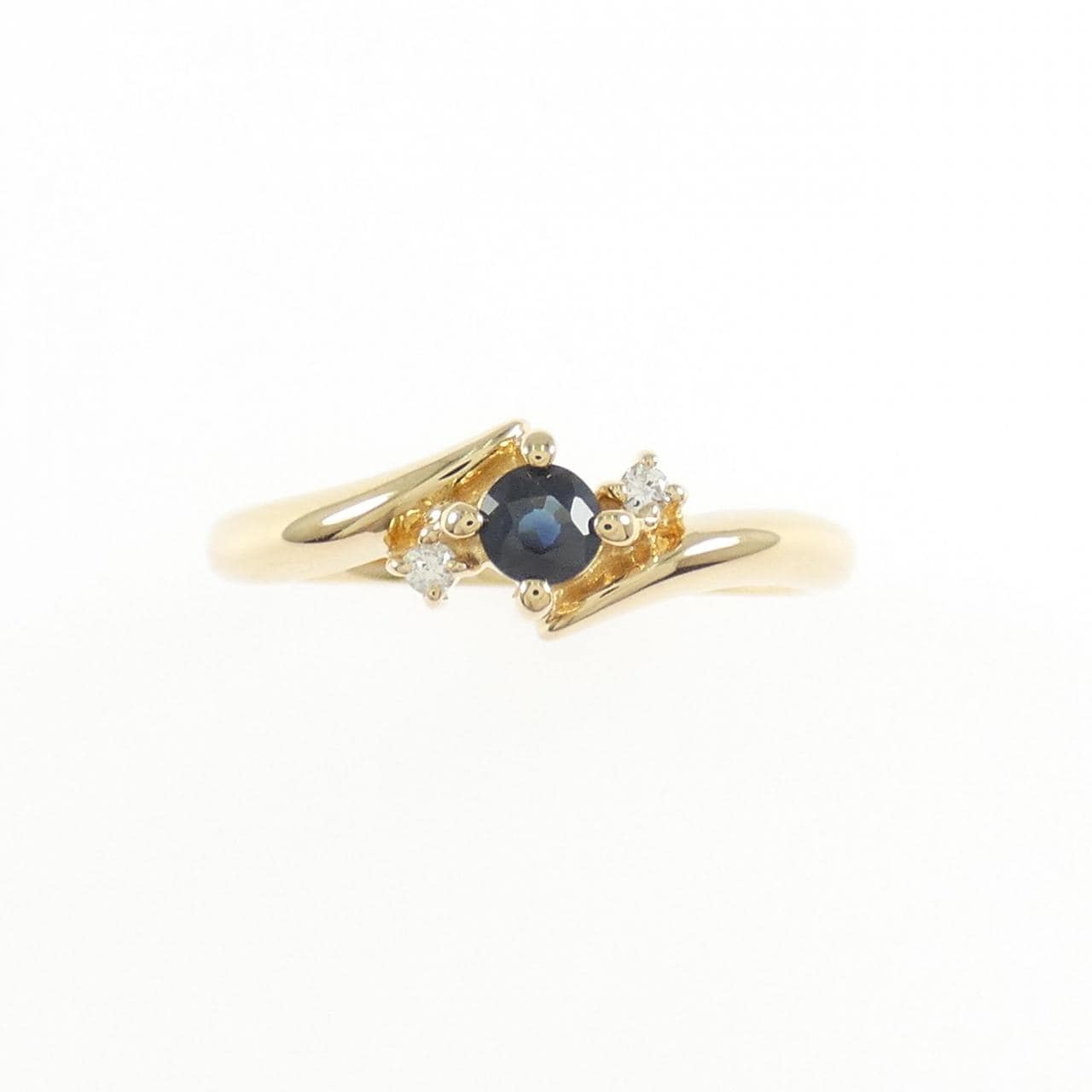 K18YG sapphire ring