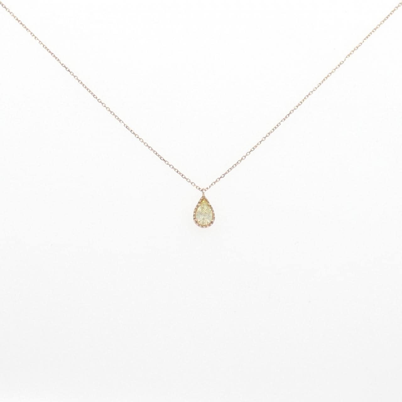 K10PG ダイヤモンド ネックレス 0.14CT