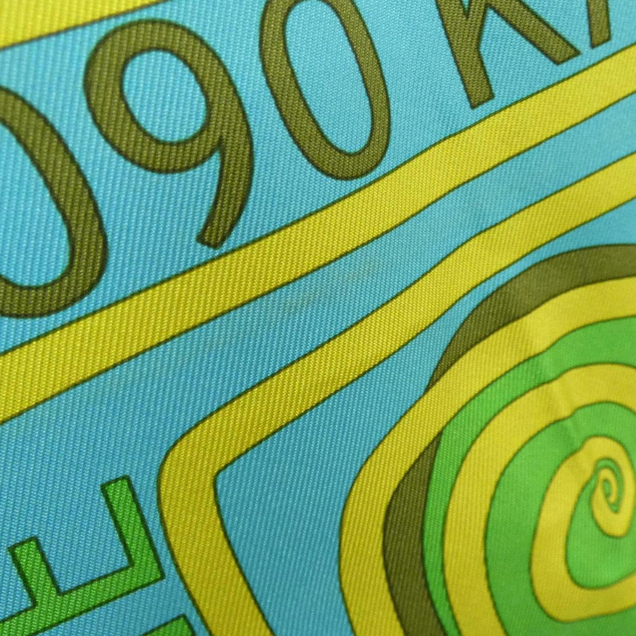 エルメス LES SOURCES DE LA VIE カレ スカーフ