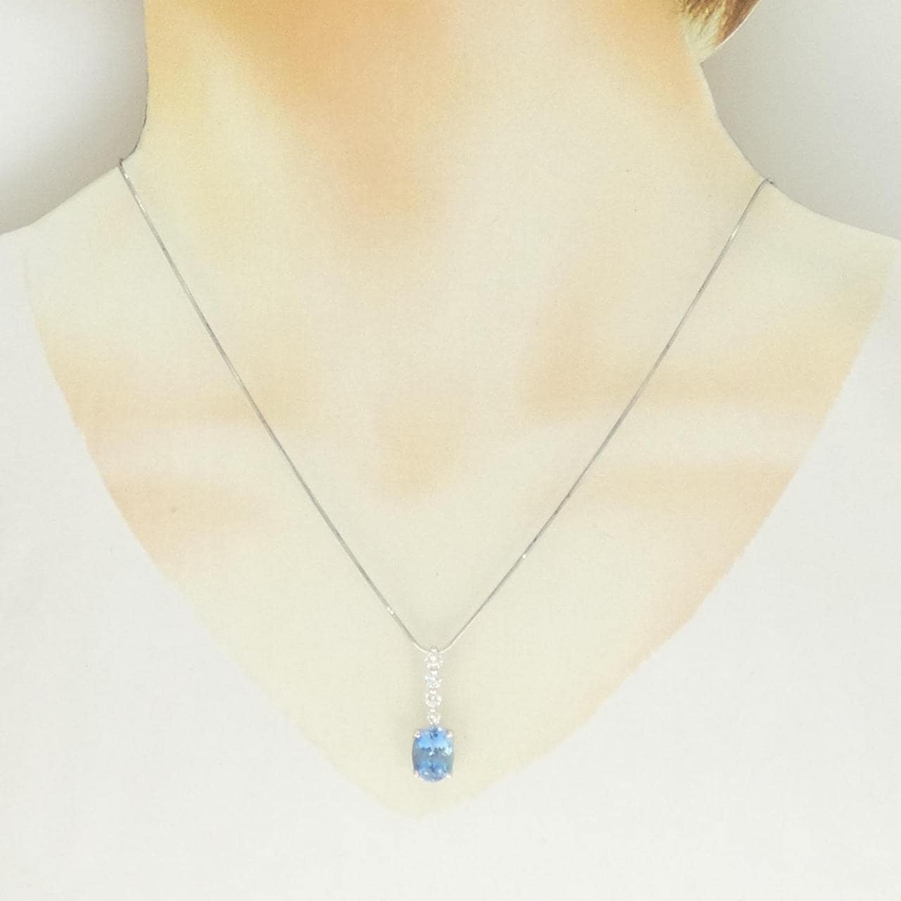 PT900/PT850 アクアマリン ネックレス 2.32CT