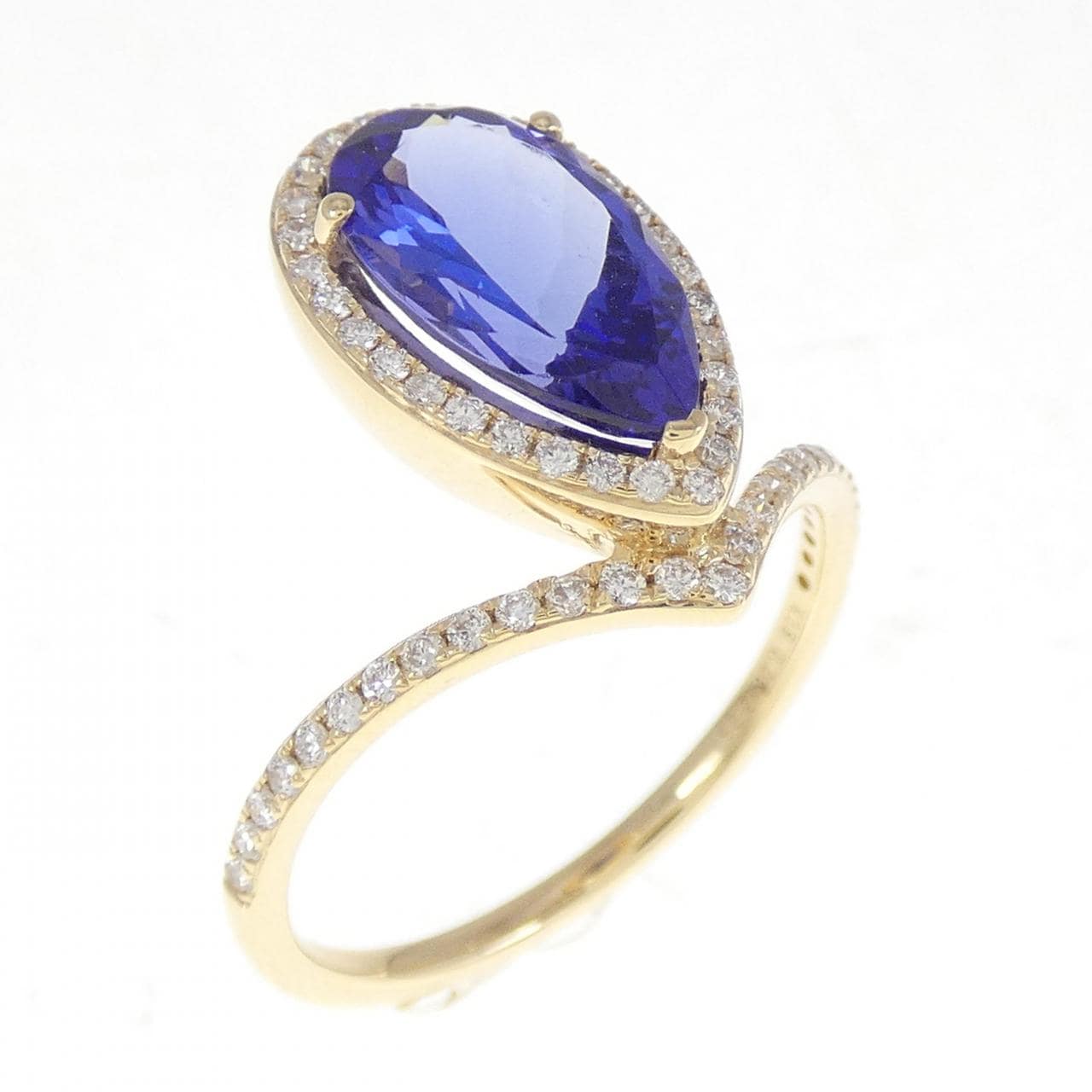 [BRAND NEW] K18YG Tanzanite Ring 2.25CT