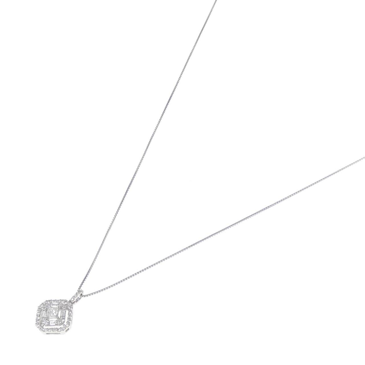【新品】PT900/PT850 ダイヤモンド ネックレス 0.30CT