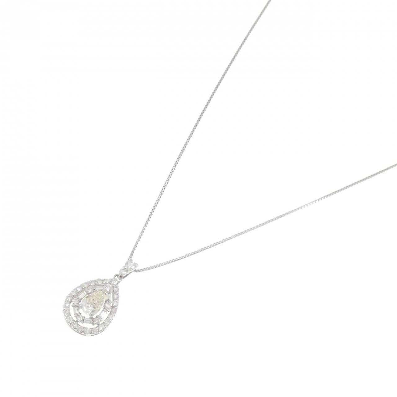 【新品】PT900/PT850 ダイヤモンド ネックレス 0.50CT