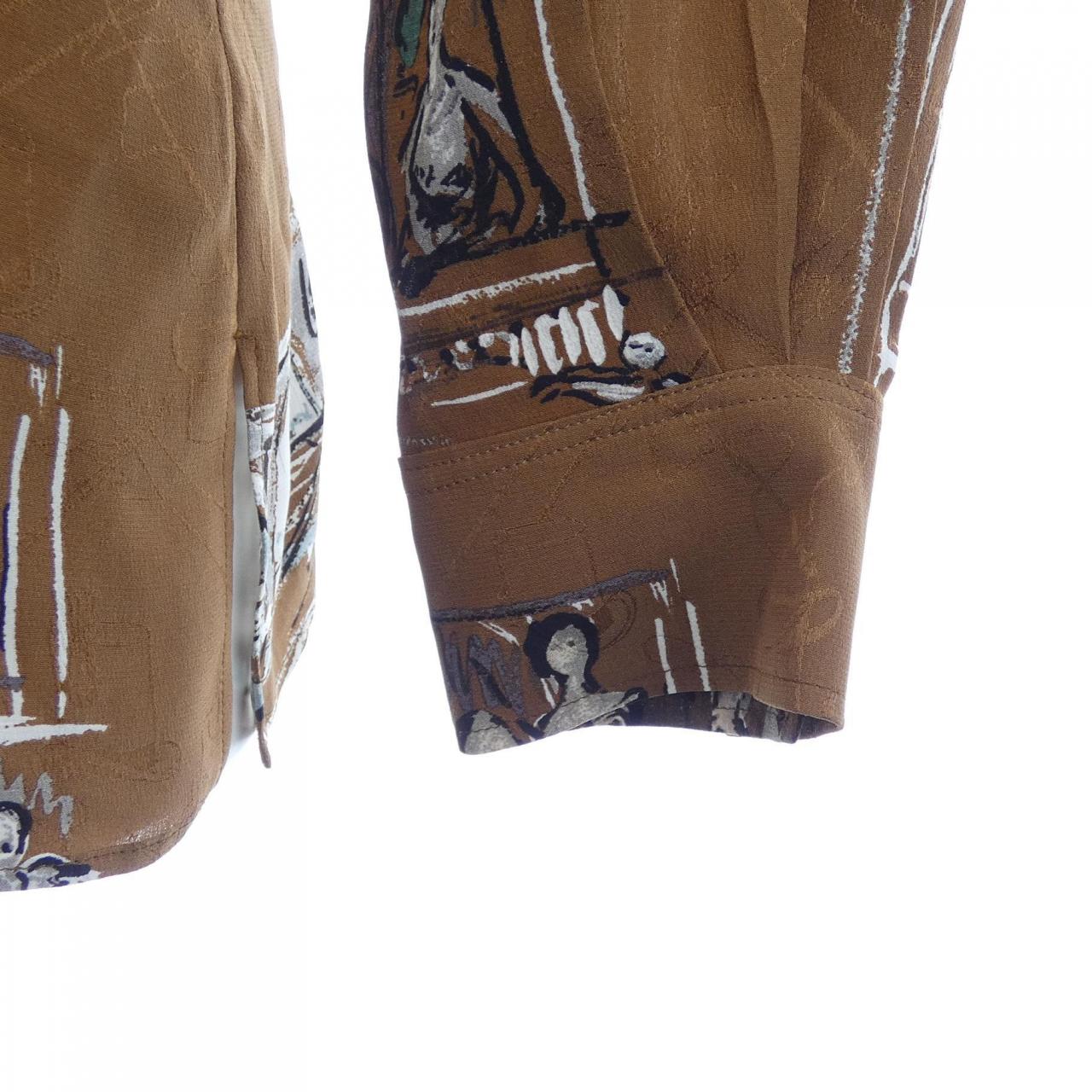 エルメス HERMES sh303. ツイルレーヌ シャツ