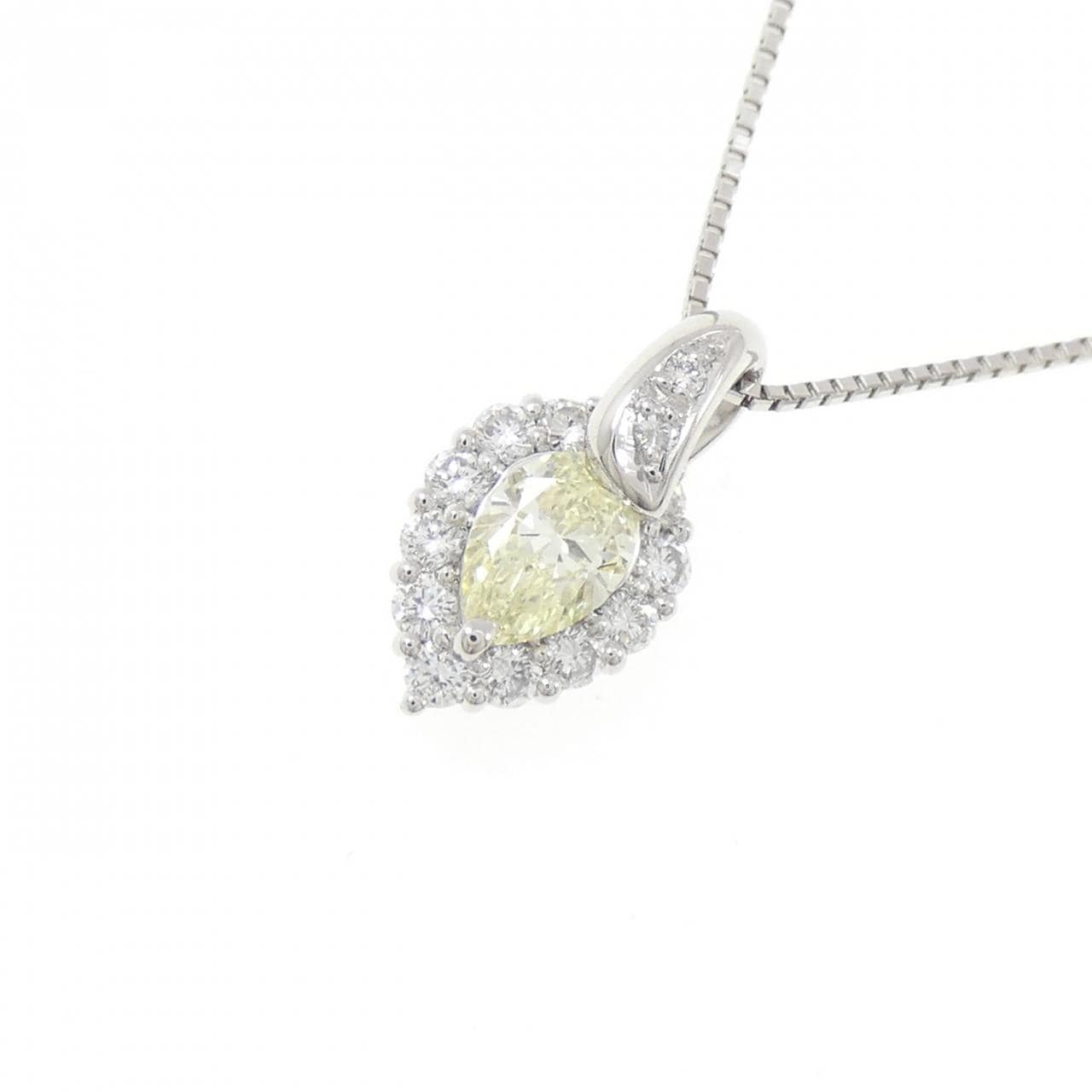 PT900/PT850 ダイヤモンド ネックレス 0.24CT