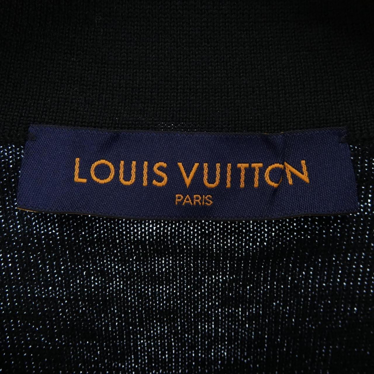 ルイヴィトン LOUIS VUITTON グラフィックロングスリーブニットポロ HON02WSQ3 ポロシャツ