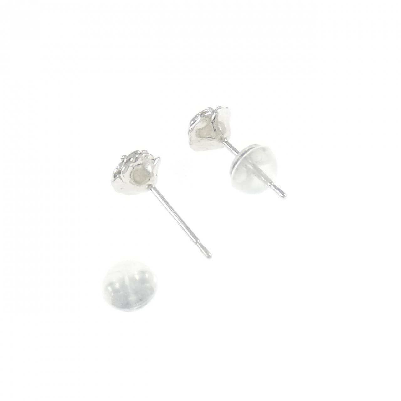 PT900 ローズ ダイヤモンド ピアス