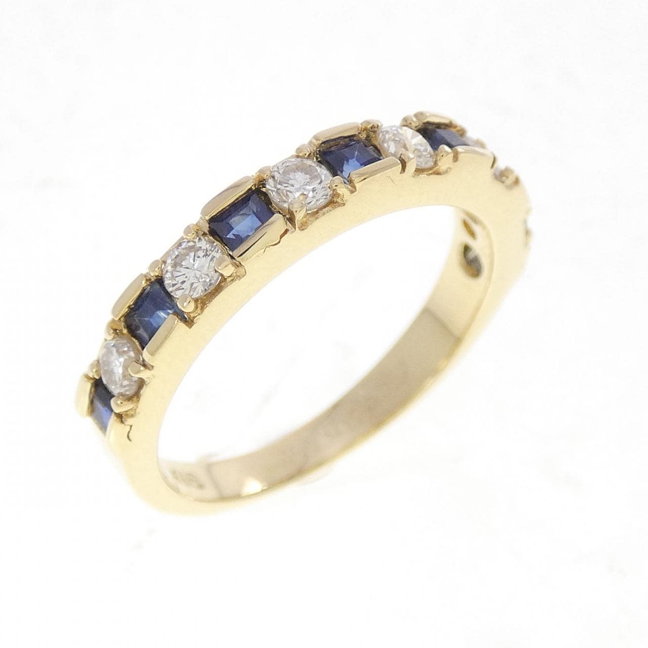 K18YG サファイヤ リング 0.62CT