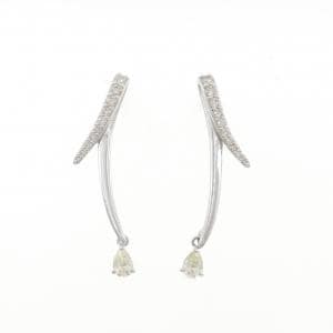 PT900 ダイヤモンド ピアス 0.40CT