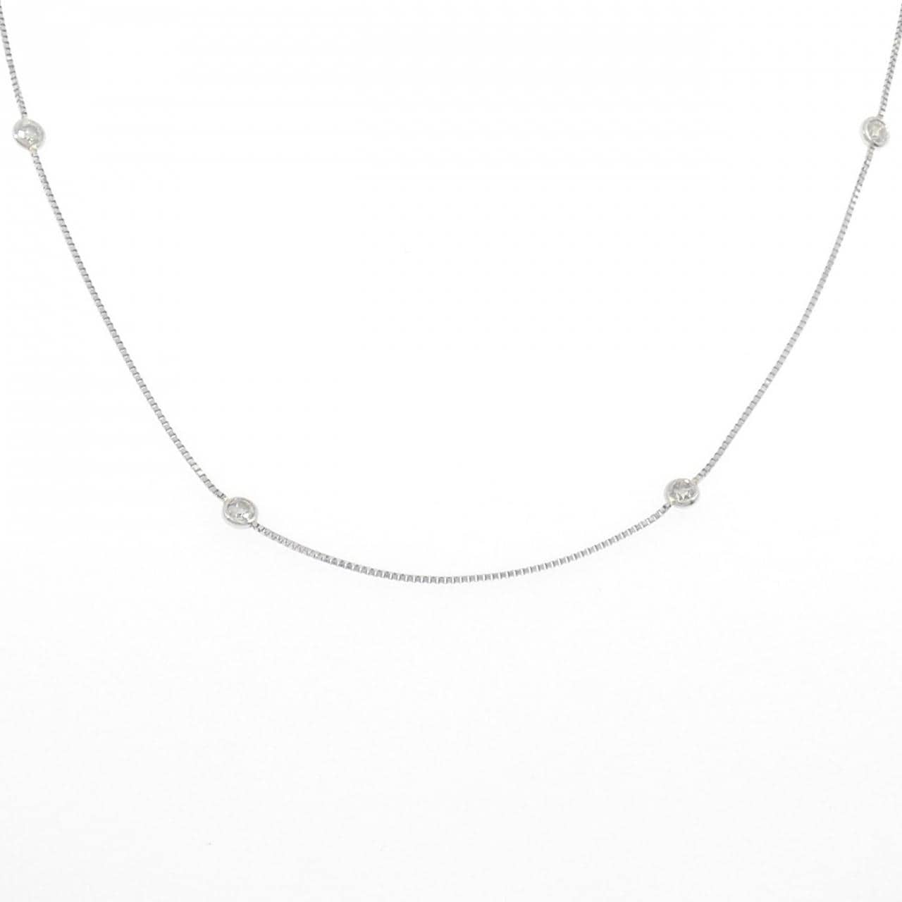 PT850 ダイヤモンド ネックレス 1.58CT
