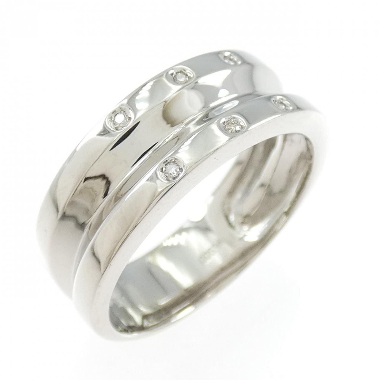 【新品】PT900 ダイヤモンド リング 0.04CT