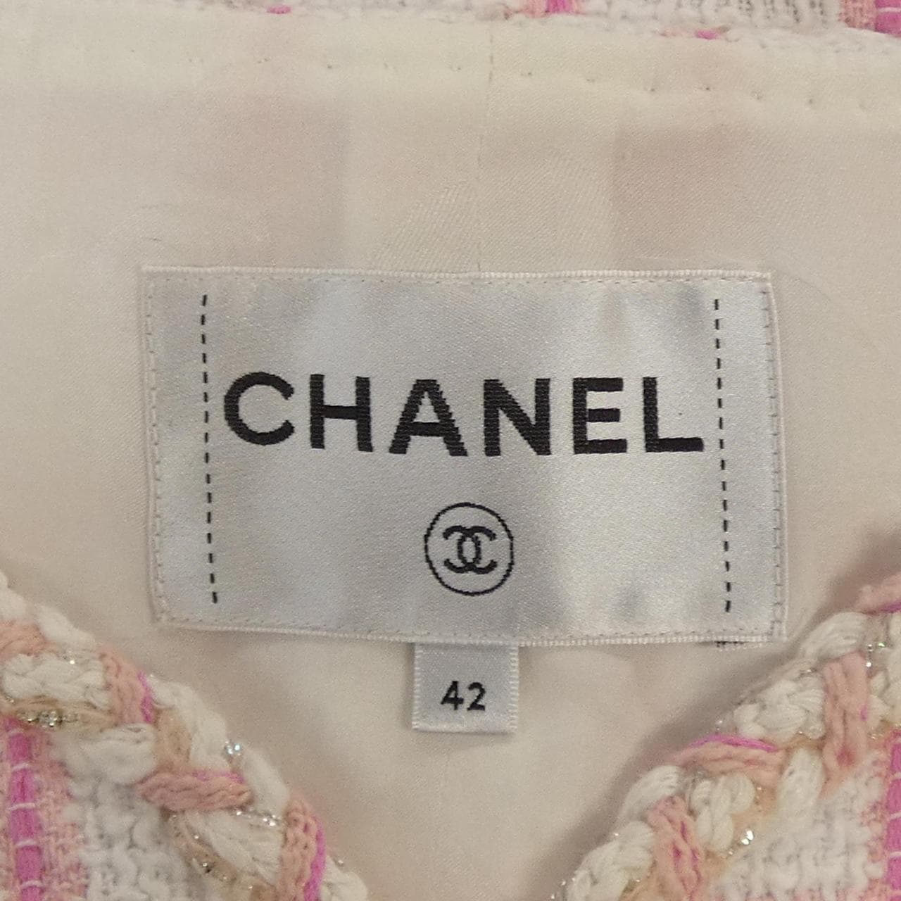 シャネル CHANEL LOOK38 P73947V65544 23C ノーカラージャケット