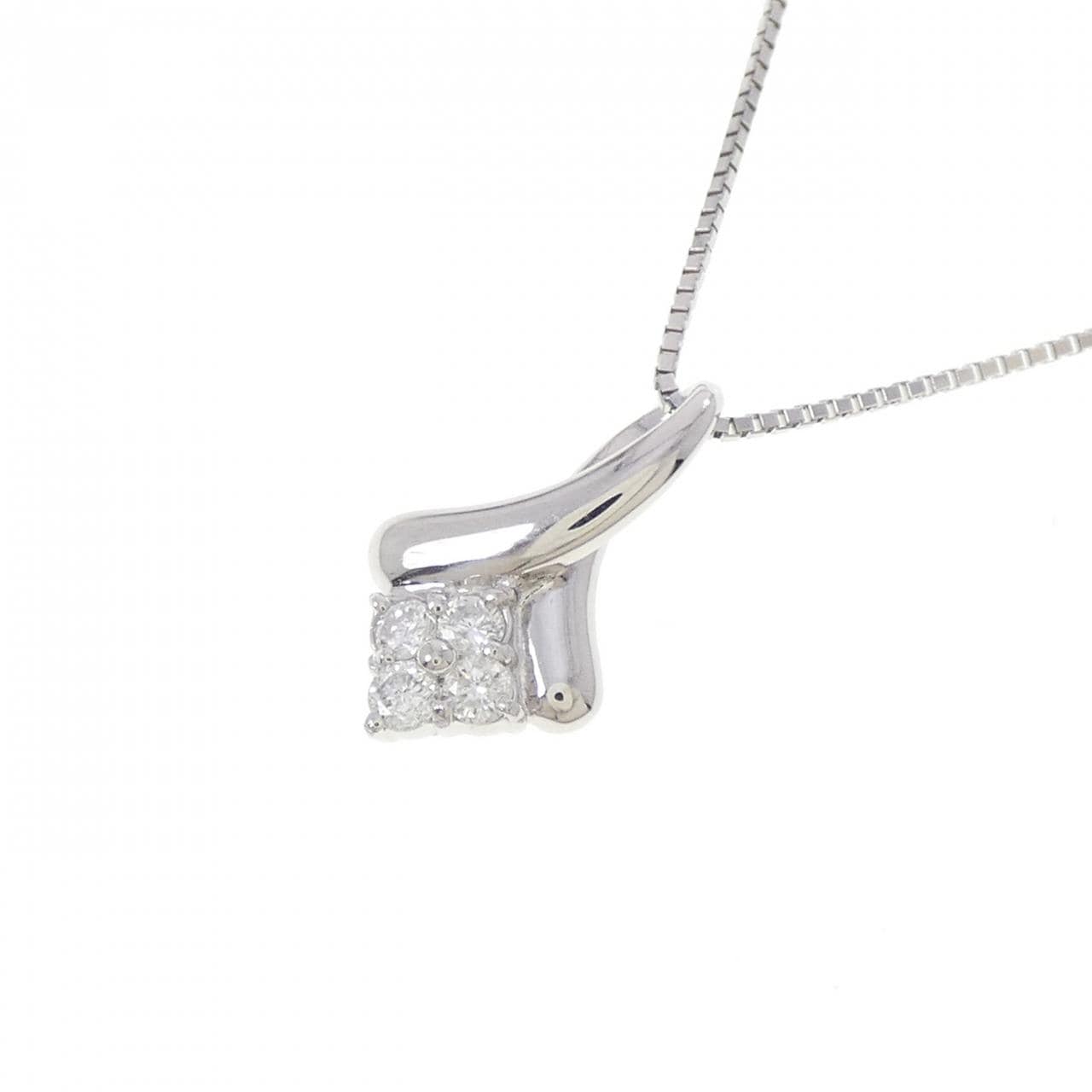 PT900/PT850 ダイヤモンド ネックレス 0.13CT