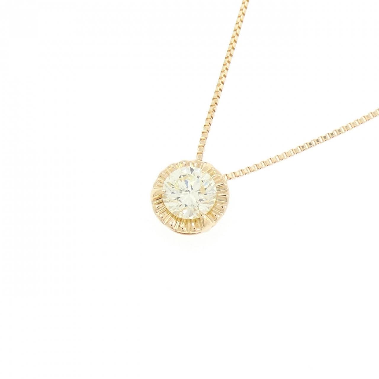 K18YG ダイヤモンド ネックレス 0.23CT