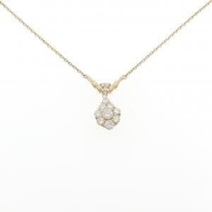 K18YG ダイヤモンド ネックレス 1.02CT