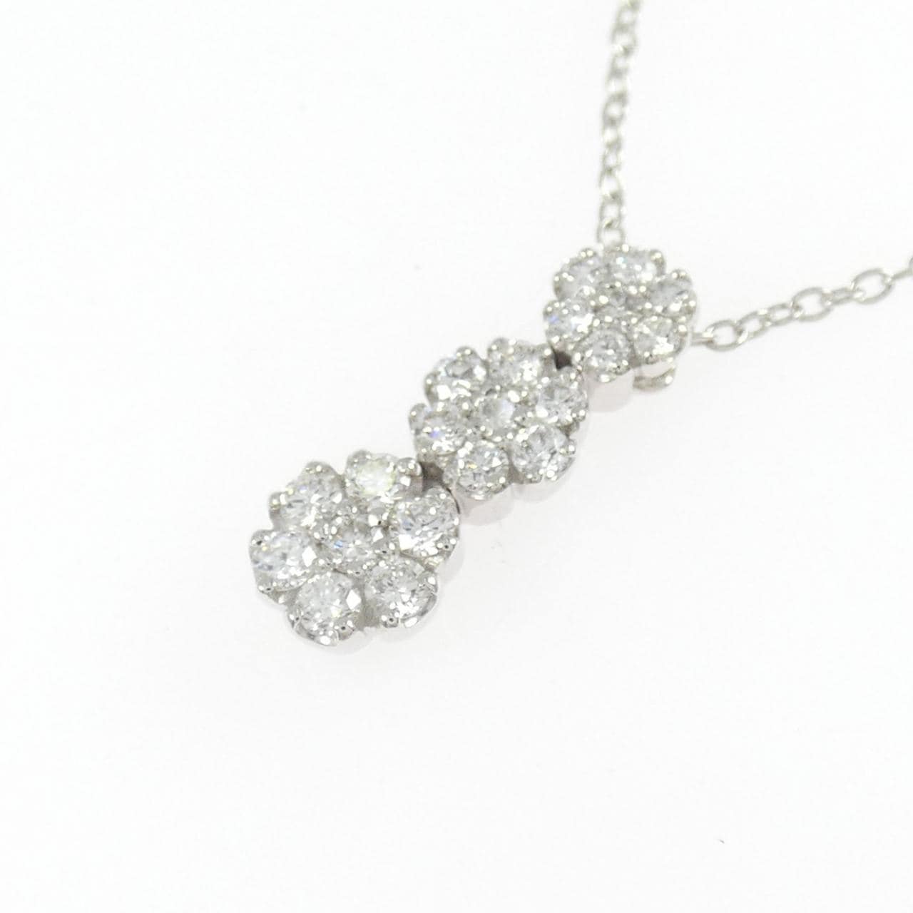 ポンテヴェキオ フラワー ネックレス 0.43CT