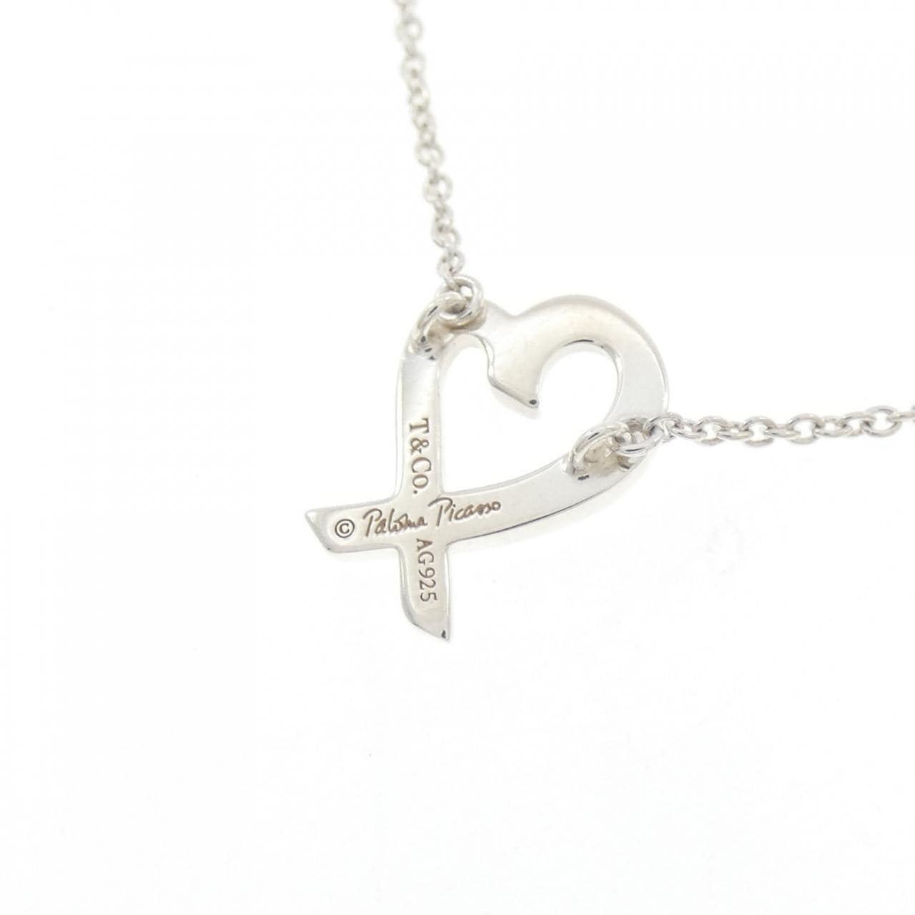 ティファニー ラビングハート ネックレス