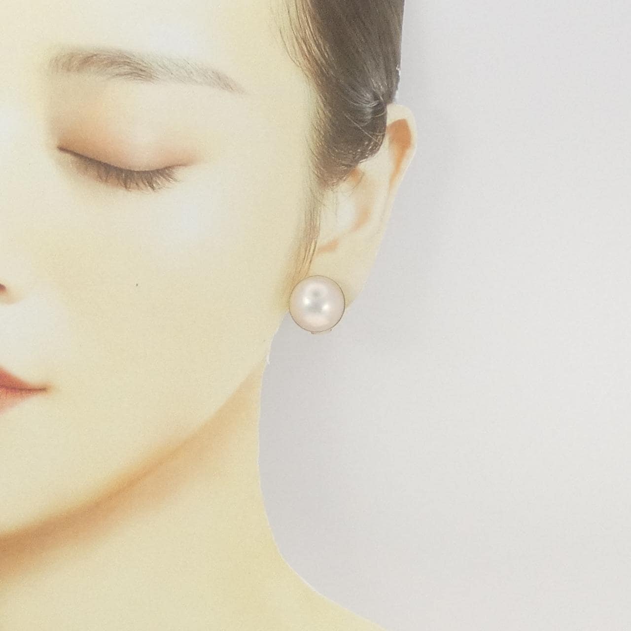 Tasaki mabe pearl earrings