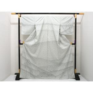 訪問着　証紙付【牛首紬】