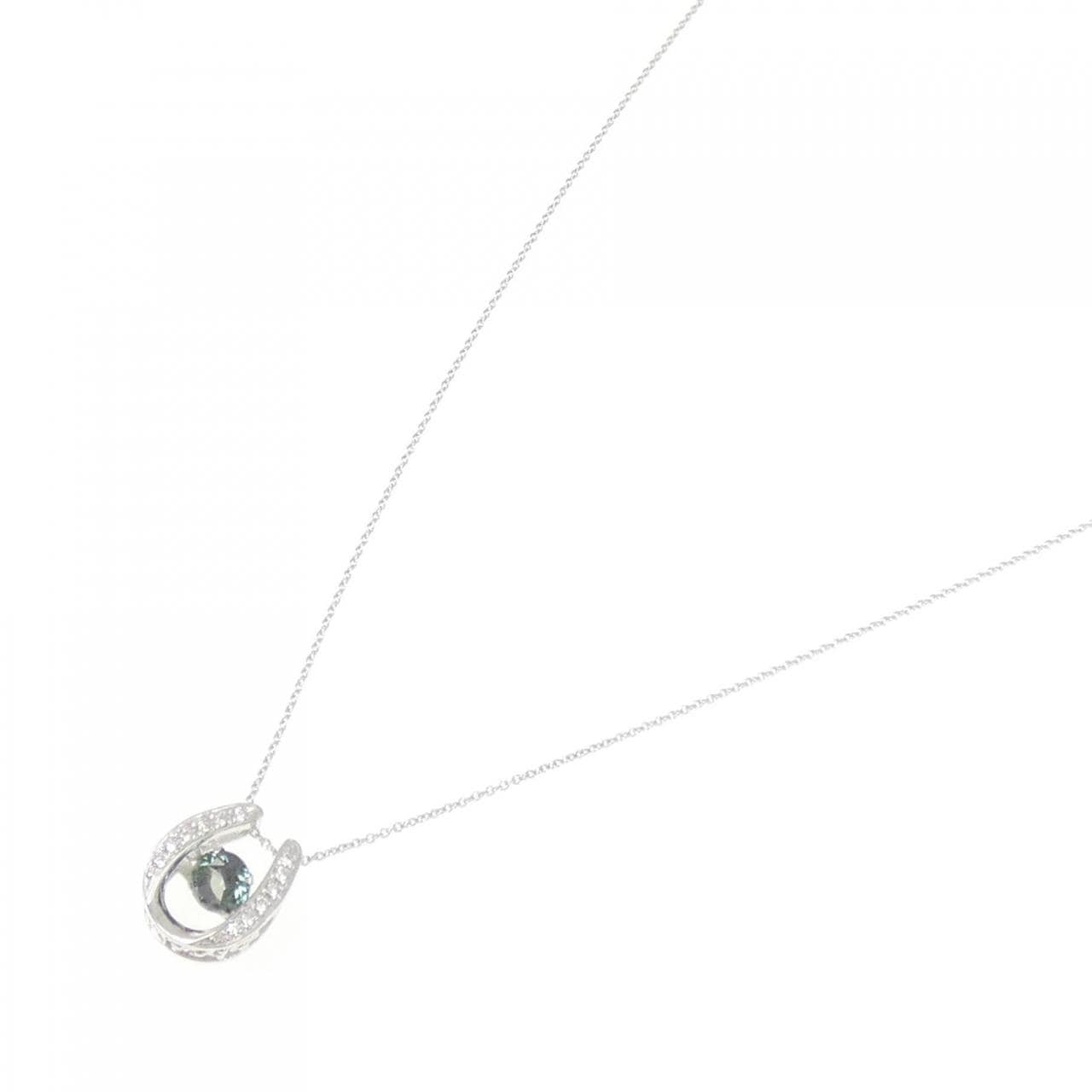 クレサンベール 合成アレキサンドライト　ネックレス 0.50CT