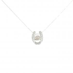 K10WG ダイヤモンド ネックレス 0.10CT