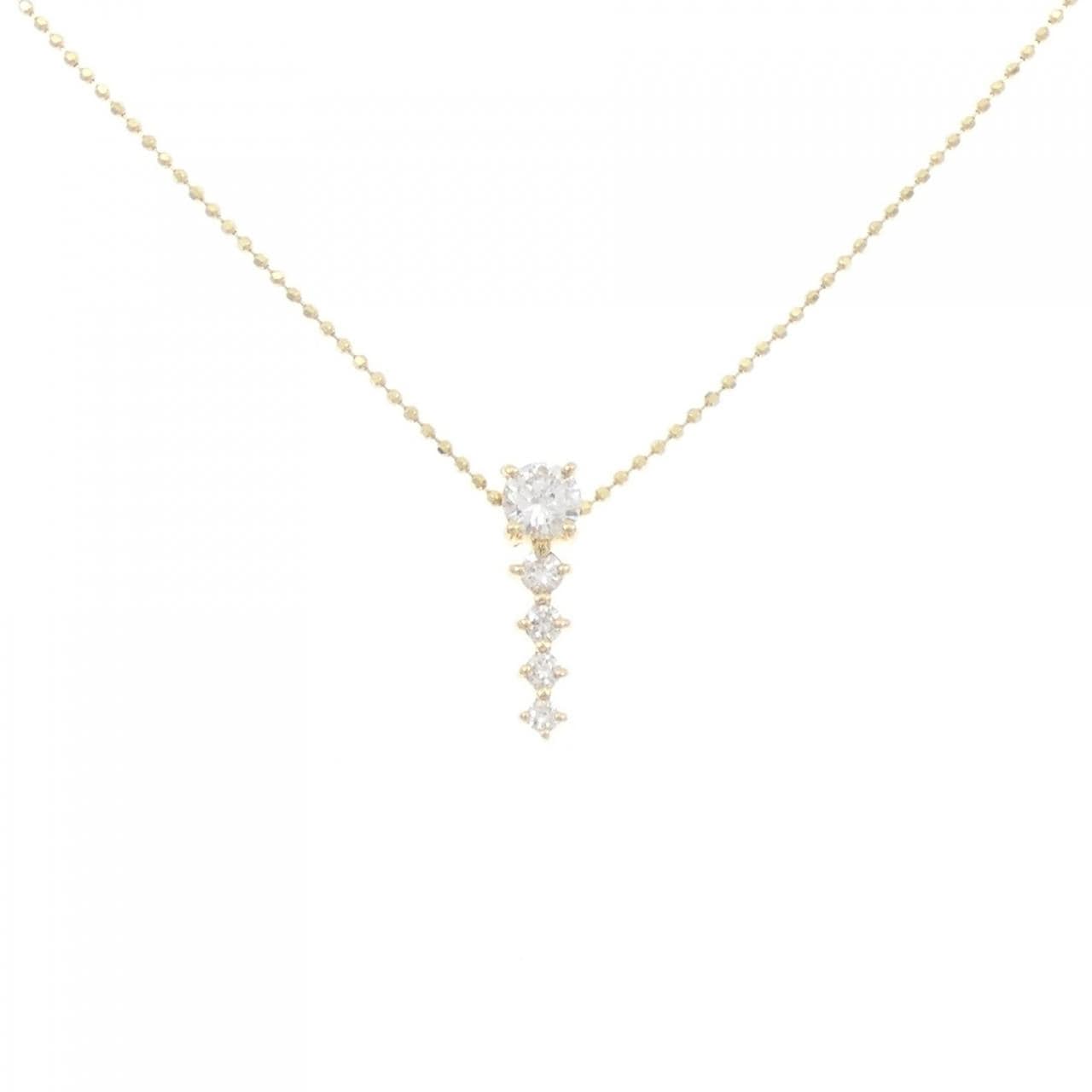 K18YG ダイヤモンド ネックレス 0.319CT
