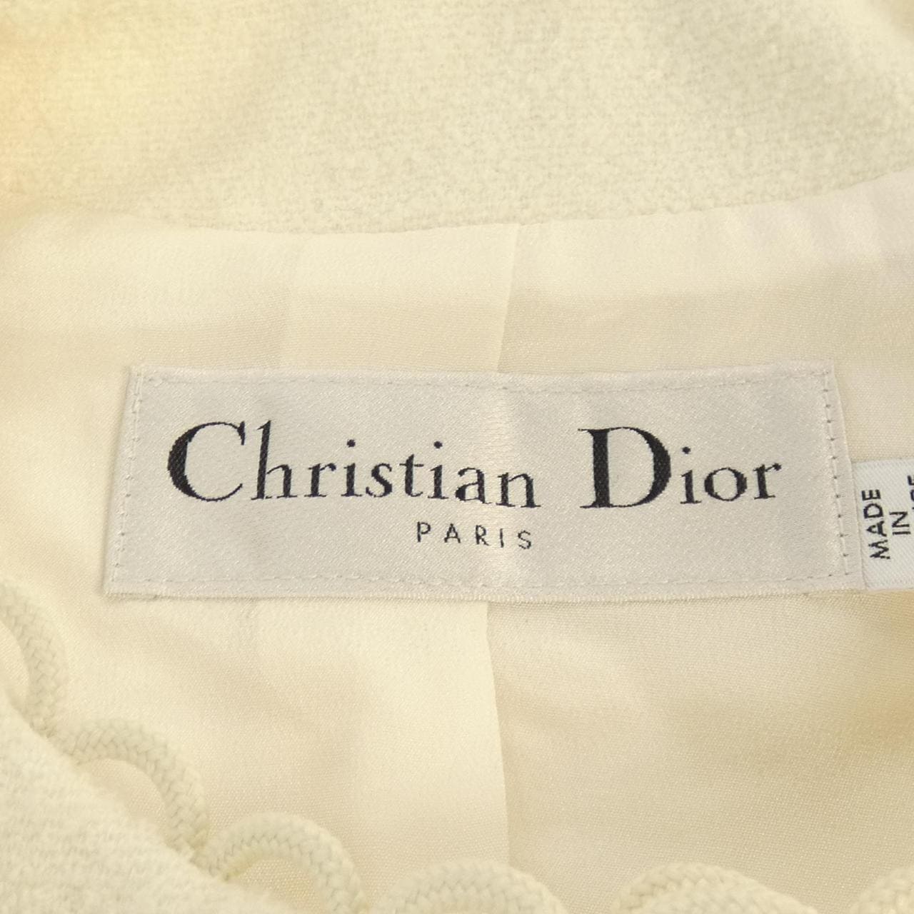 クリスチャンディオール CHRISTIAN DIOR ノーカラージャケット