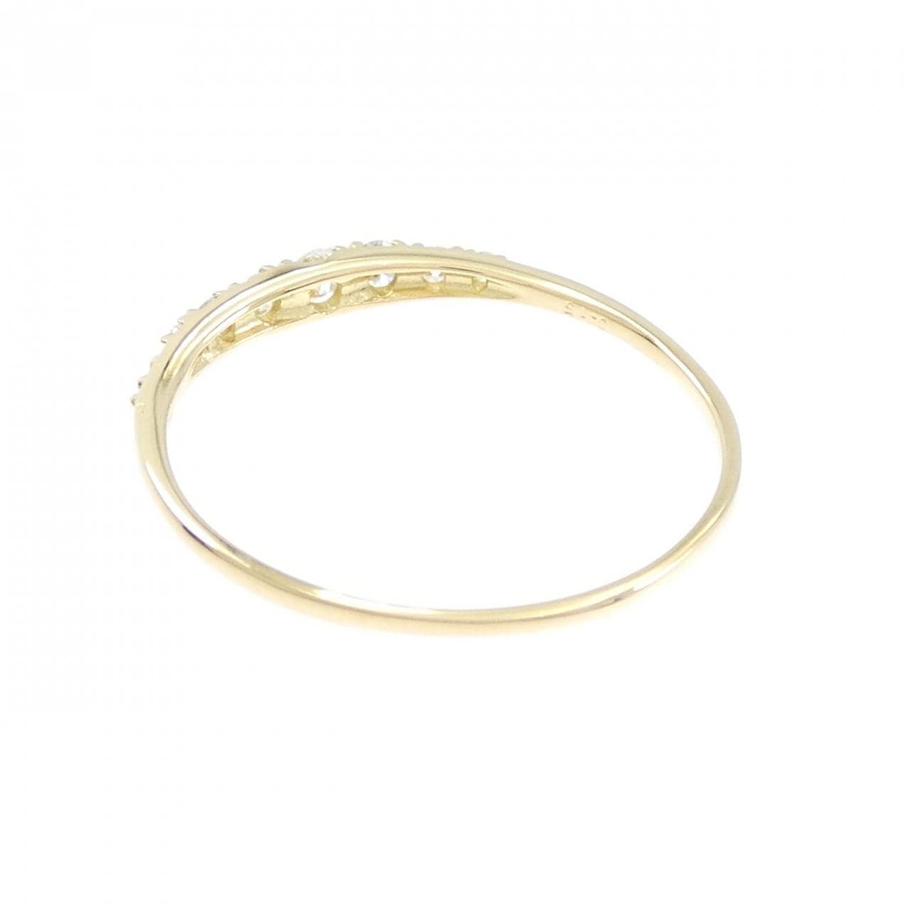 【リメイク】K18YG ダイヤモンド リング 0.15CT