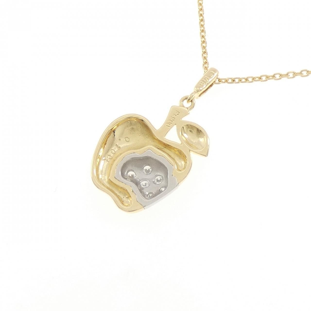 ミキモト アップル ダイヤモンド ネックレス 0.10CT